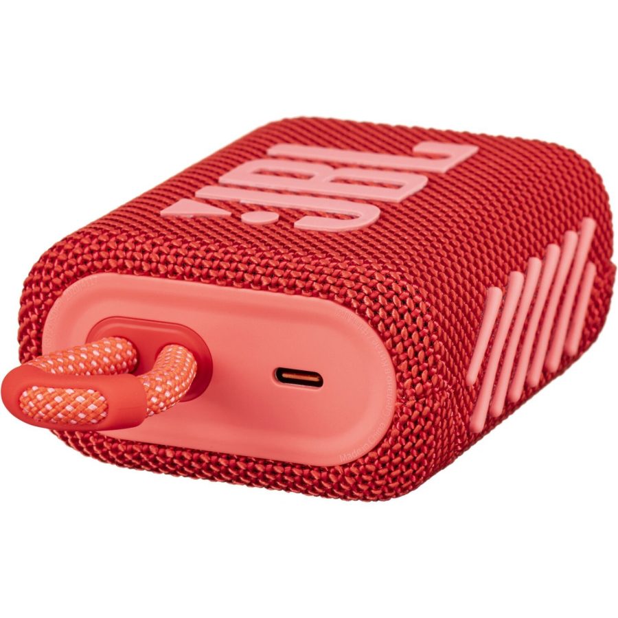JBL Go 3 - Speaker - for portable use - wireless - Bluetooth - 4.2 Watt -  red