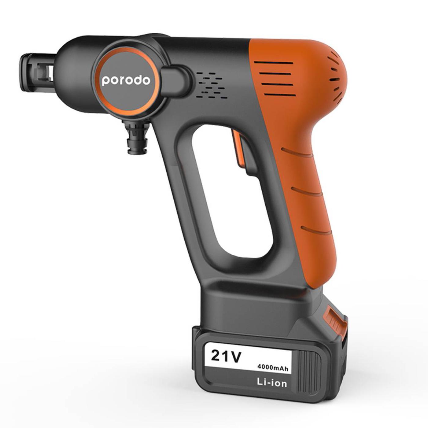 Porodo-car wash machine-black_orange-10