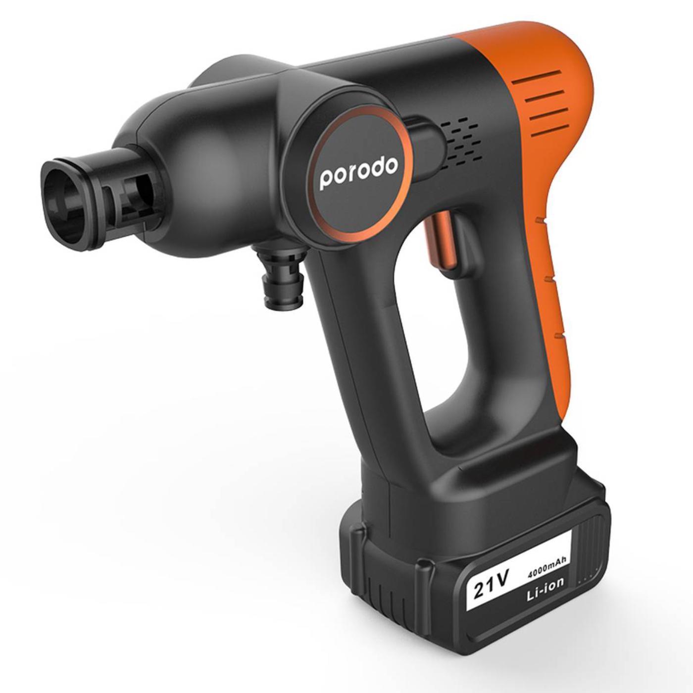 Porodo-car wash machine-black_orange-11