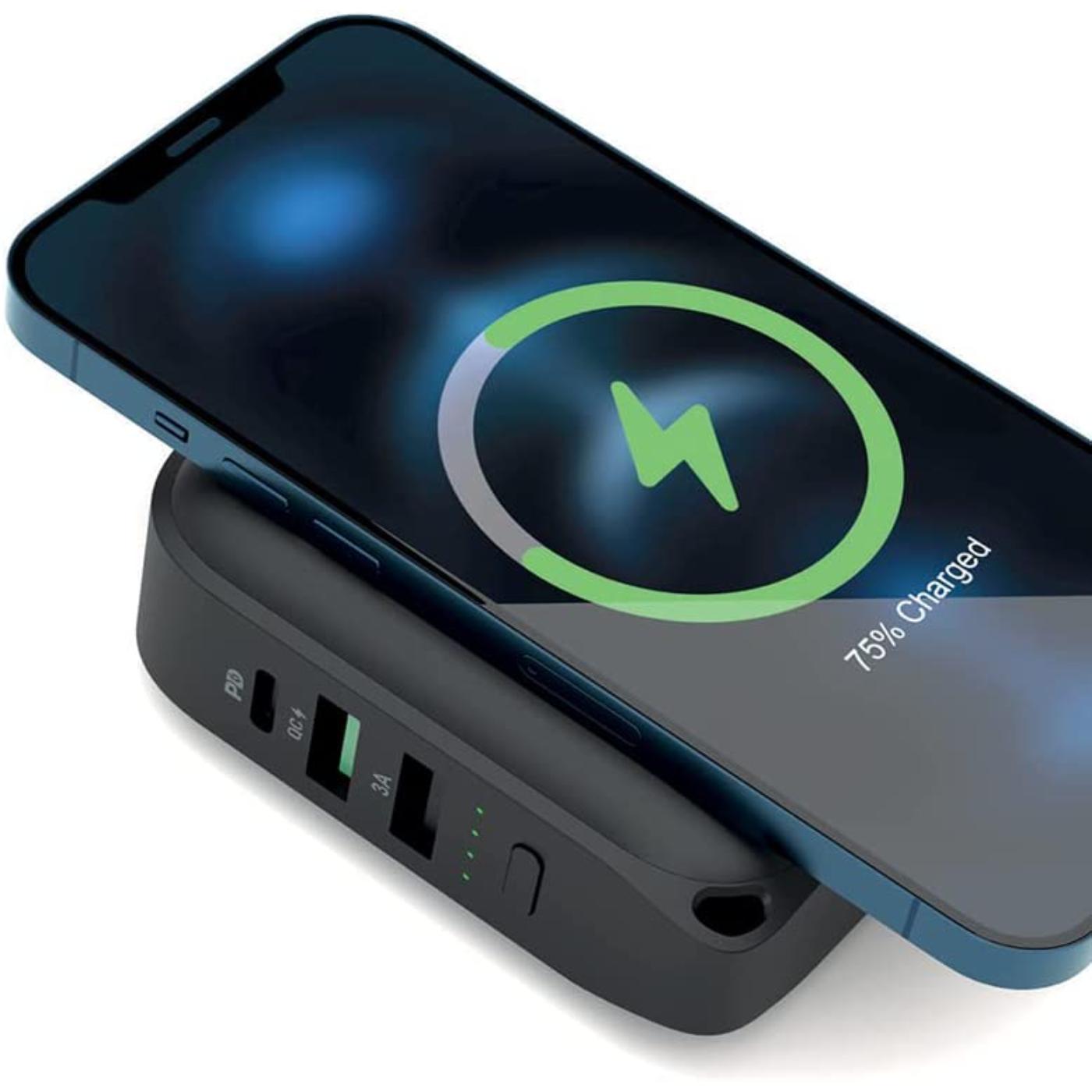 Powerology-Compact Design Wall Charger Power Bank 10000mAh 15W7.5W-black-4