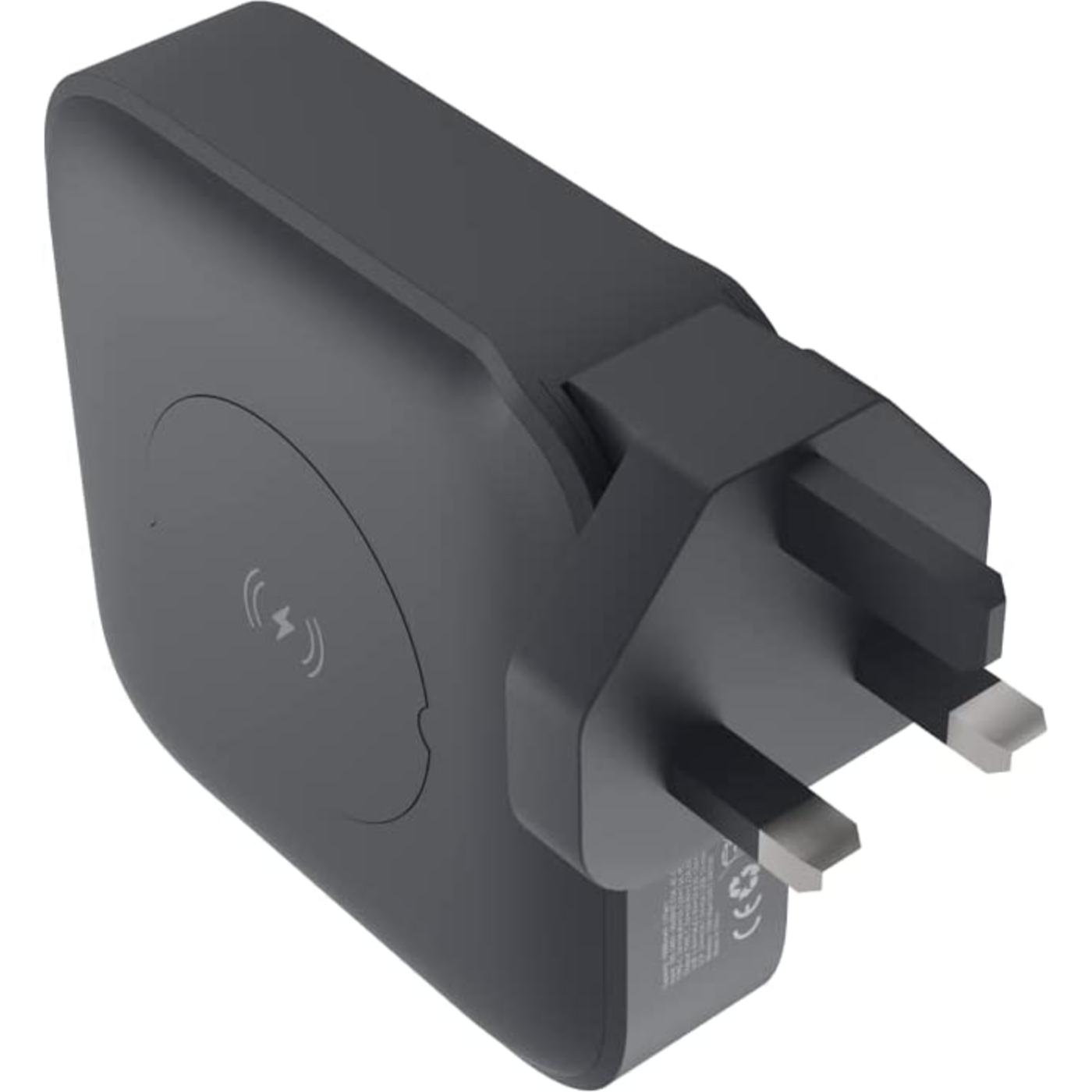 Powerology-Compact Design Wall Charger Power Bank 10000mAh 15W7.5W-black-5