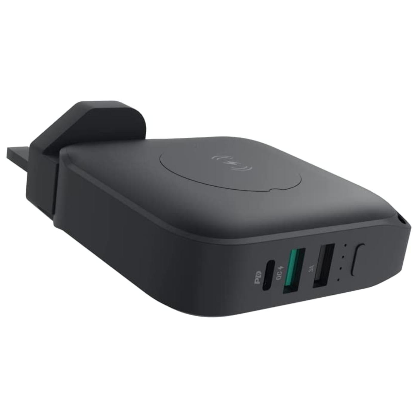 Powerology-Compact Design Wall Charger Power Bank 10000mAh 15W7.5W-black-7