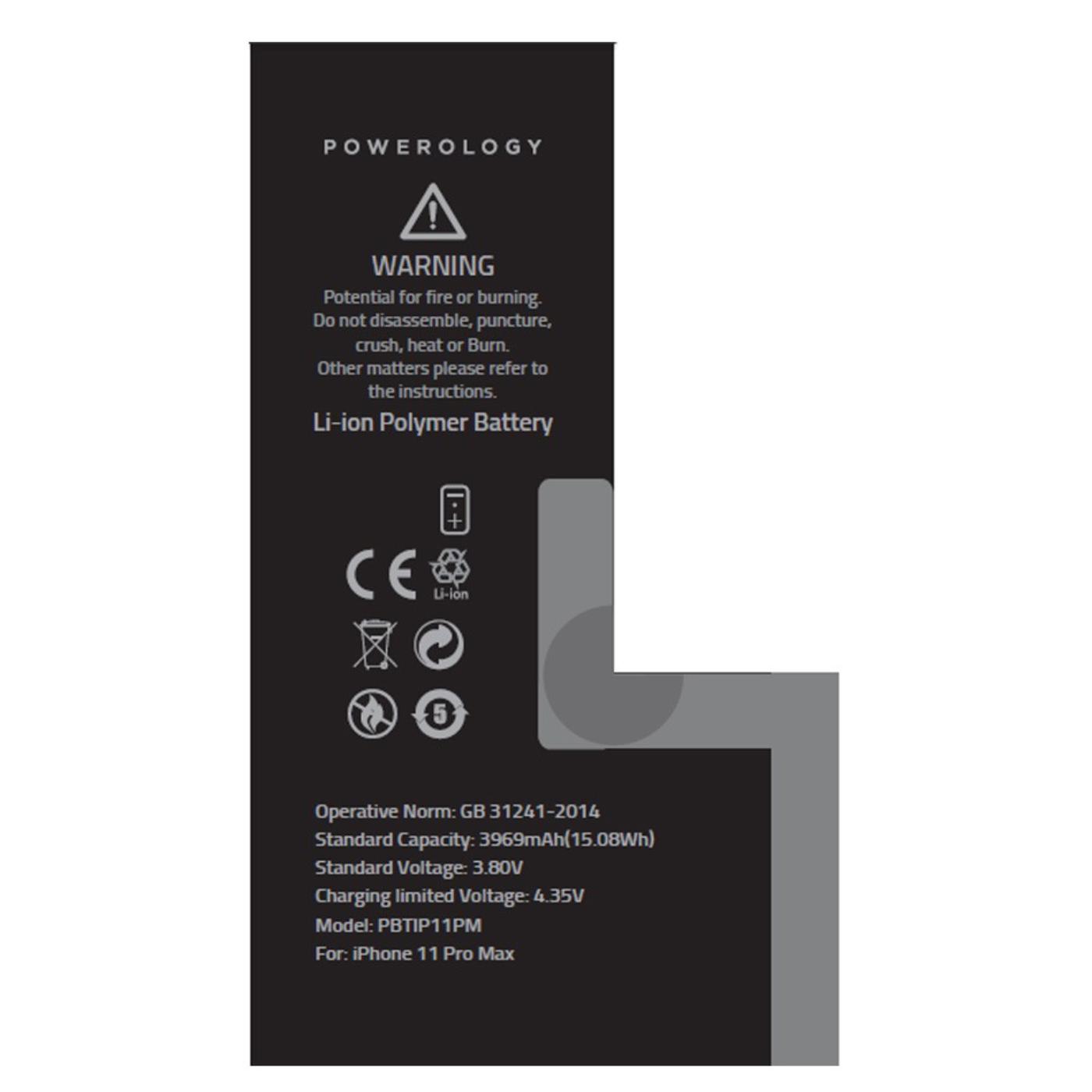 Powerology-Li-ion Polymer Phone Battery 3969mAh 15.08Wh-black-4