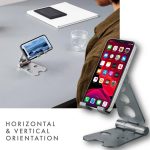 Powerology- Universal Foldable Stand-silver-4