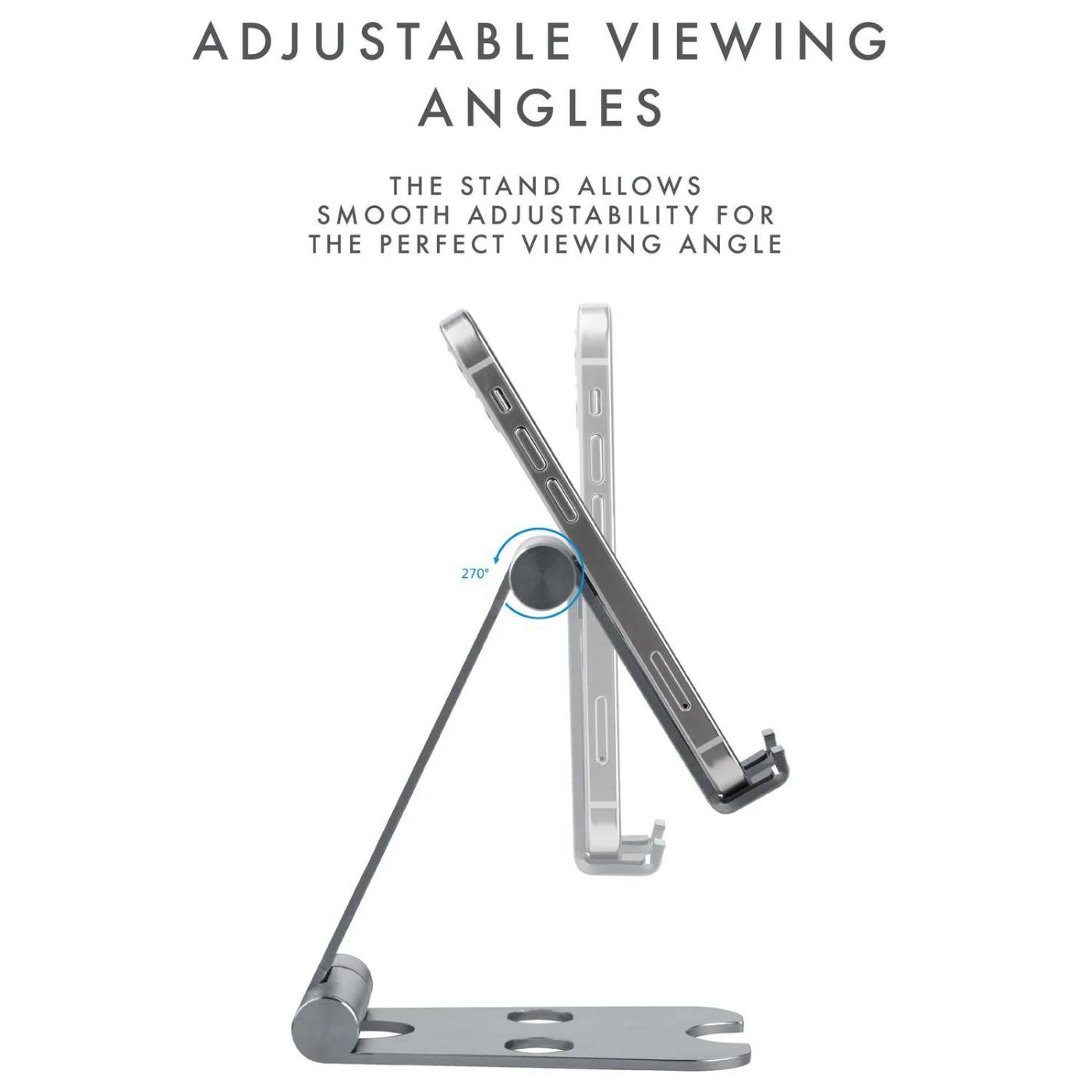 Powerology- Universal Foldable Stand-silver-5