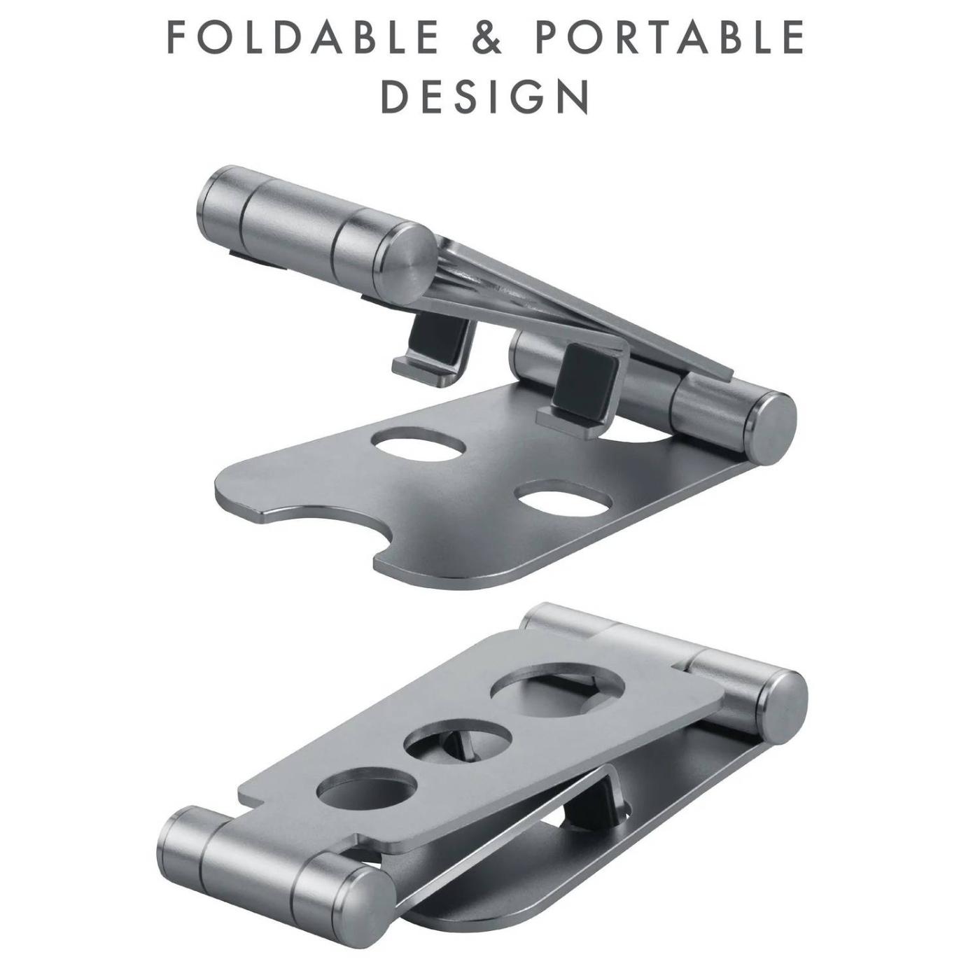 Powerology- Universal Foldable Stand-silver-6