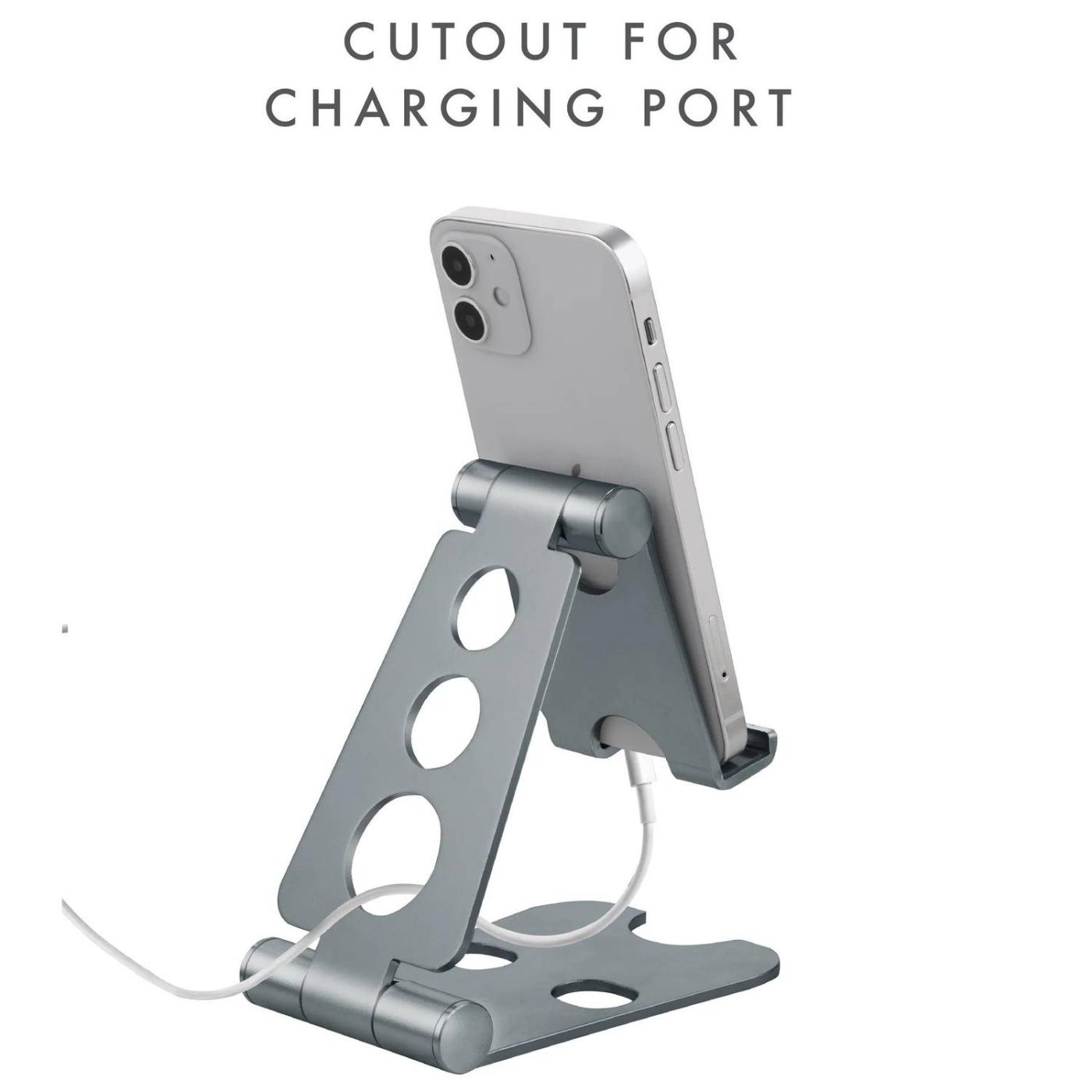 Powerology- Universal Foldable Stand-silver-7