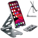 Powerology- Universal Foldable Stand-silver-8