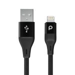 porodo-Aluminium braided USB-A to lightning-black-3