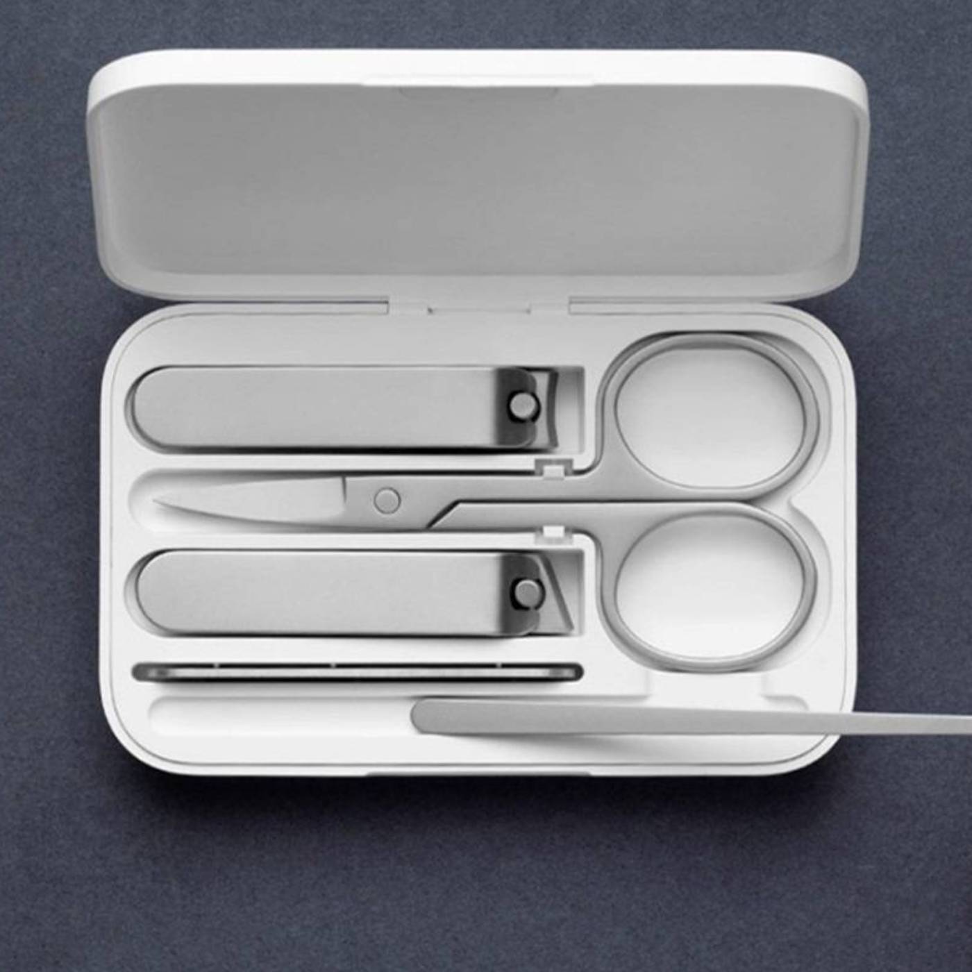Xiaomi Mijia Five-piece Set Stainless Steel Nail Clipper With Storage ...