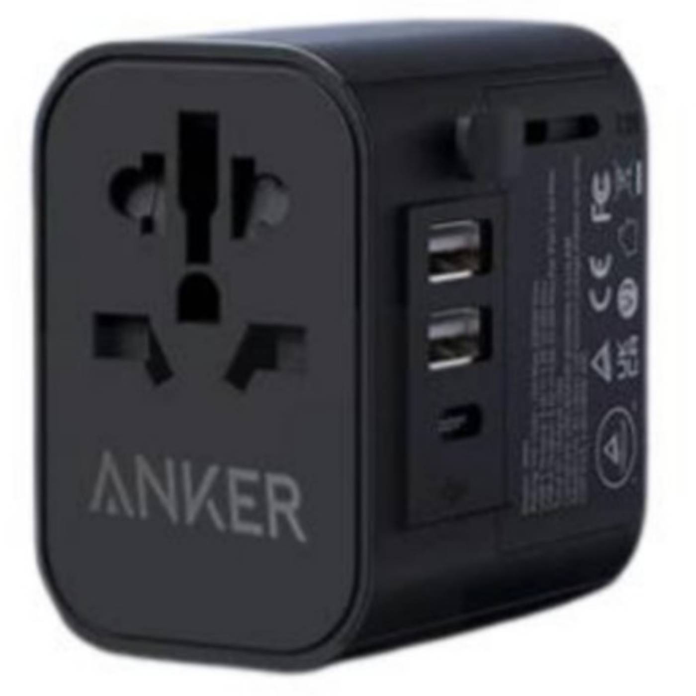 Anker 312 Outlet Extender 30W With 3 USB Ports Black