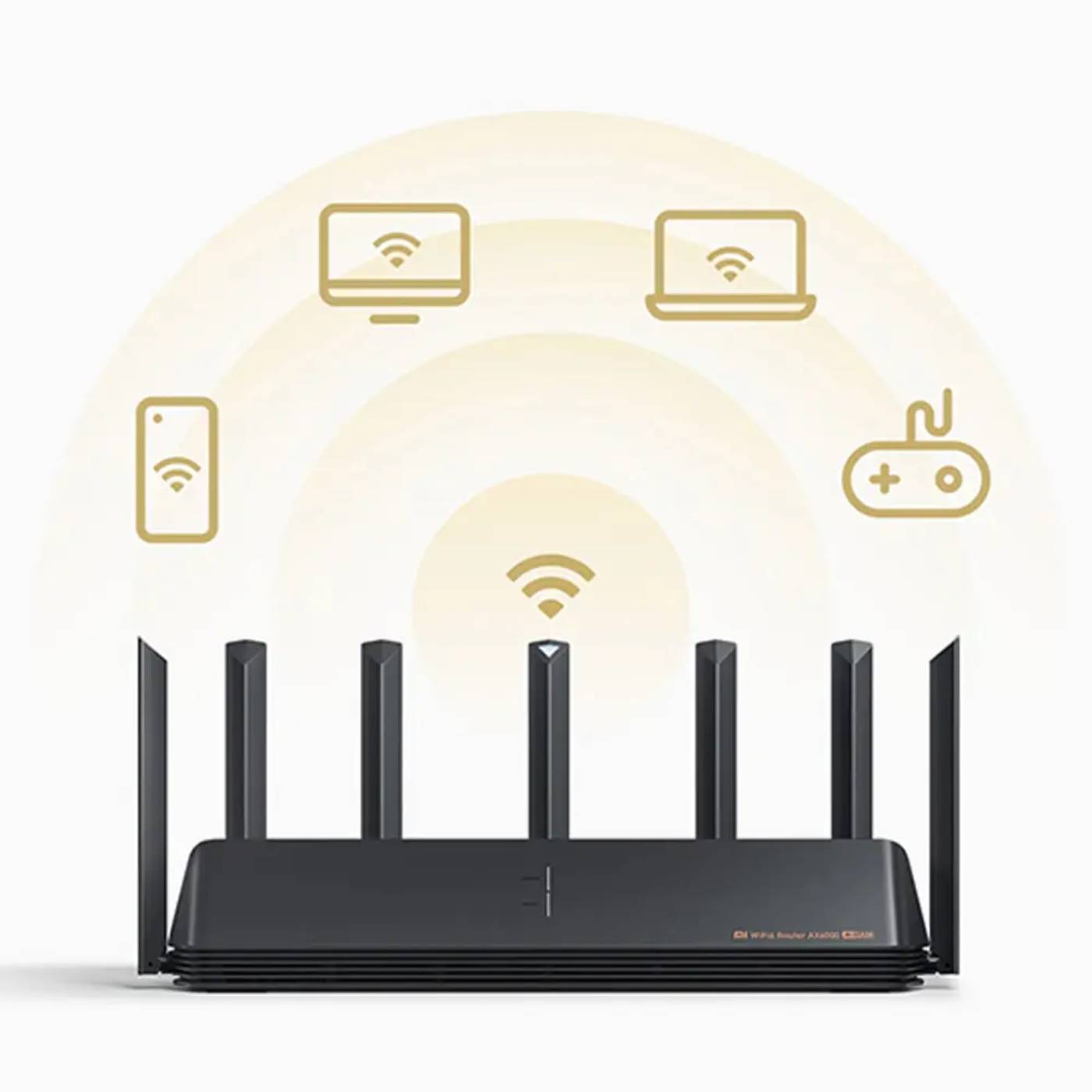 Xiaomi Mi AIoT WiFi 6 Router AX6000 - Black - Eshtir.com