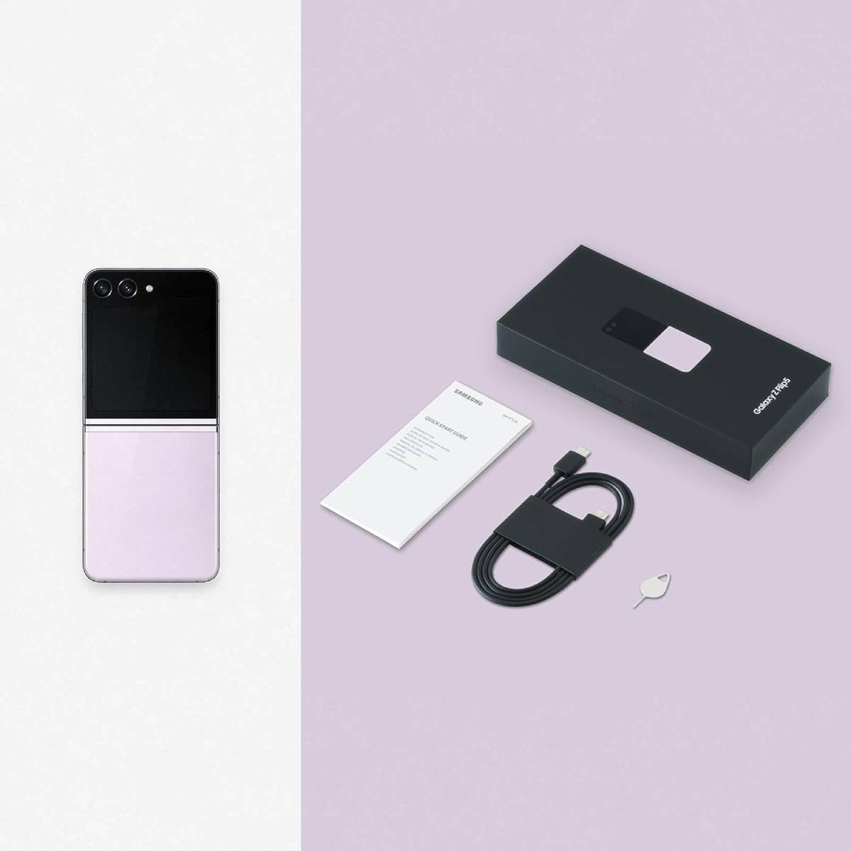 Samsung-galaxyZ-flip5-smartphone-lavender-9