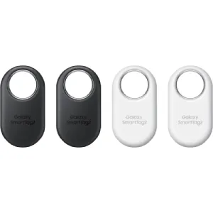 Samsung Galaxy SmartTag2 Bluetooth Tracker - Black, White - 4 Pack