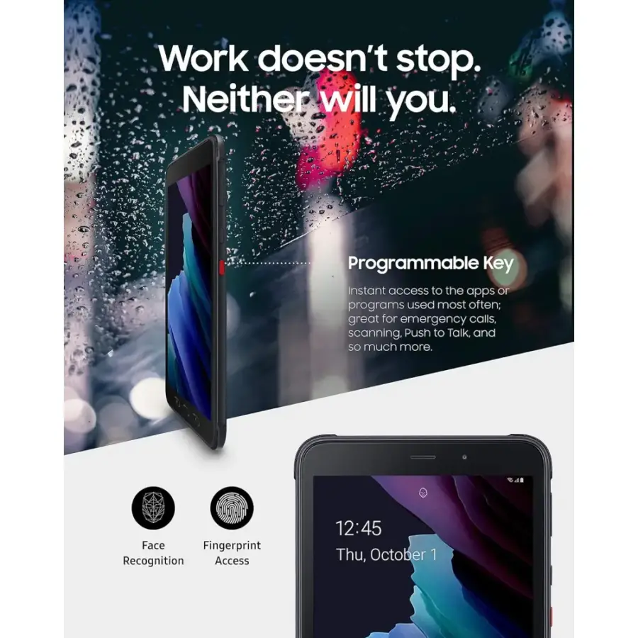 Samsung Galaxy Tab Active LTE Tablet 4GB RAM 64GB Storage