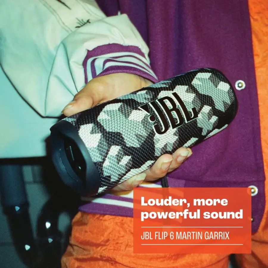 jbl flip 6 portable bluetooth speaker martin garrix edition