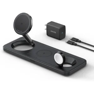 Anker MagGo 3-in-1 Qi2 Certified Wireless Charging Station