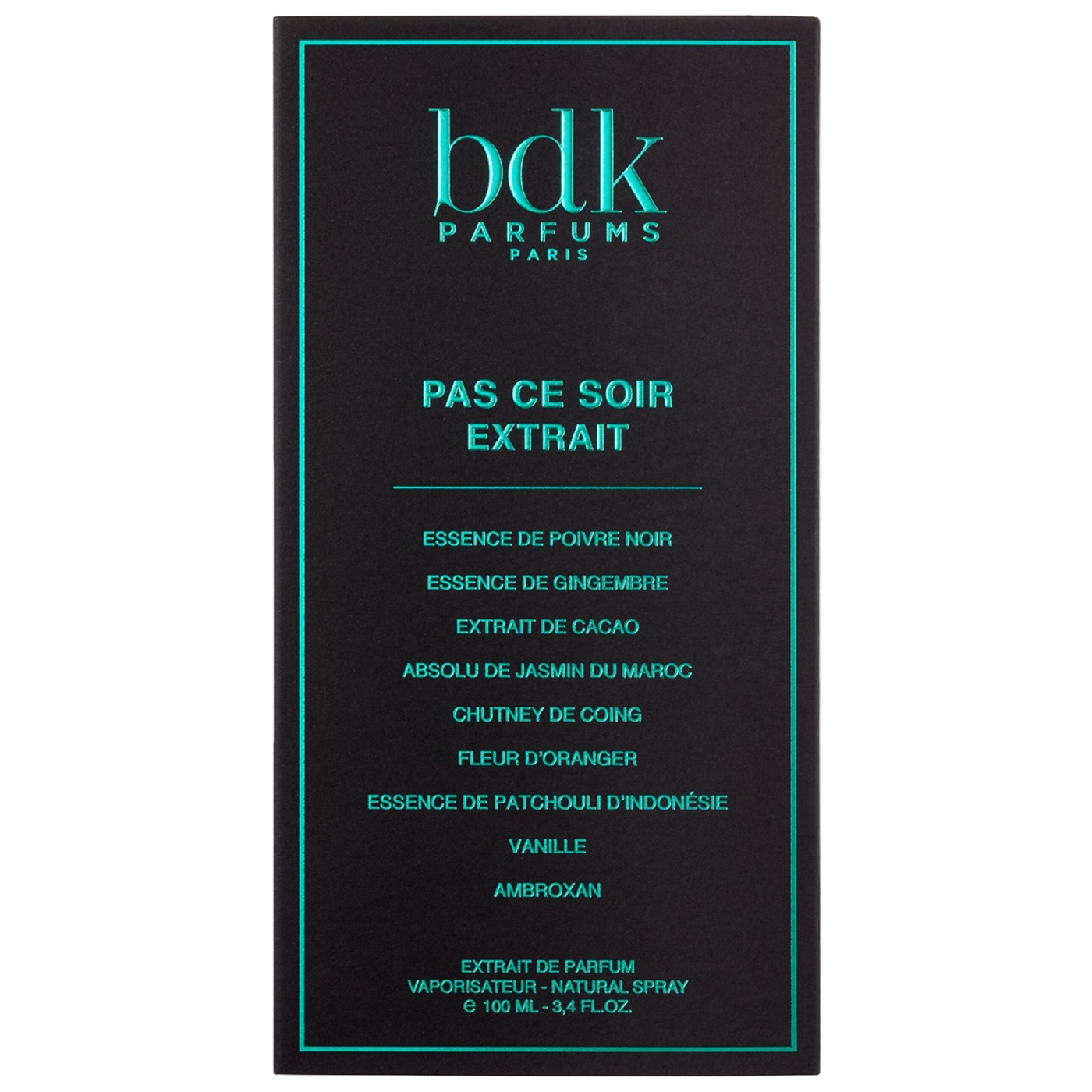 BDK PAS CE SOIR (W) EXTRAIT 100ML